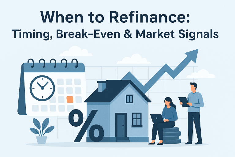 When to Refinance: Timing, Break-Even & Market Signals