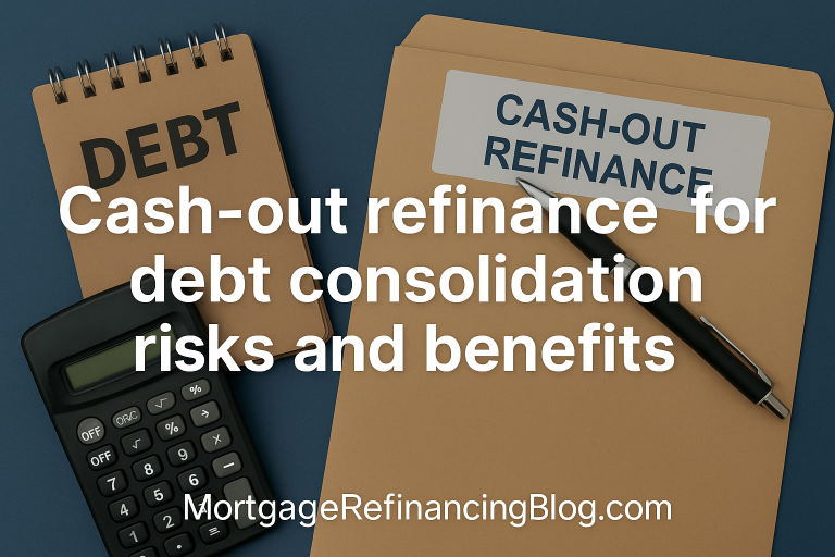 Cash-out refinance for debt consolidation risks and benefits