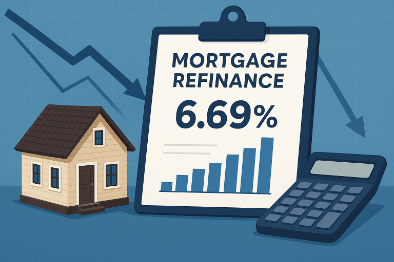 Mortgage Refinance Rates Dip to 6.69% for 30-Year Fixed Loans in Mid‑2025