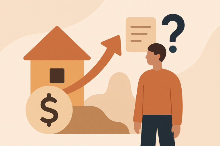 Clean minimal illustration of refinancing concept